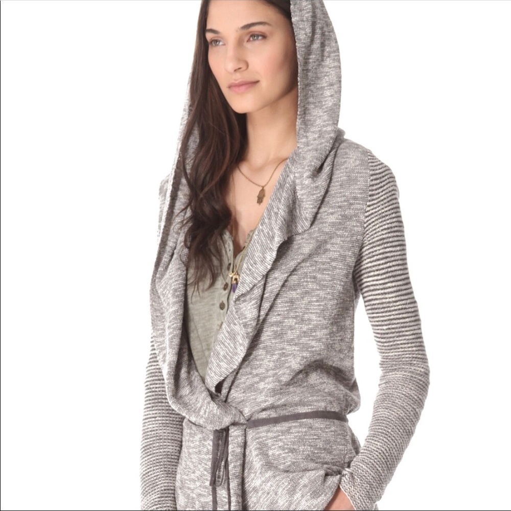 FREE PEOPLE GRAY CARDIGAN
